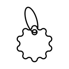 price tag icon Flat symbol set outline