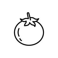 tomato icon Flat symbol set outline