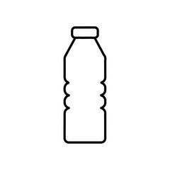 water bottle icon Flat symbol set outline