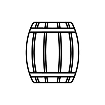 recommend clip art: barrel icon Flat symbol set outline