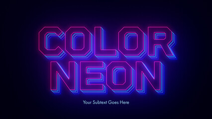 Trilateral Neon Titles