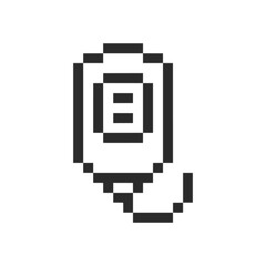 blood bag medical pixel art