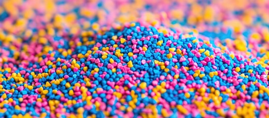 Fototapeta premium Colorful small stones texture background.