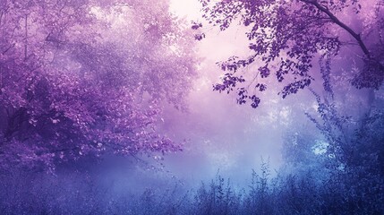 Ethereal Mystic Purple and Blue Background with Soft Textures