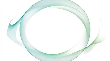 Abstract Green Circle