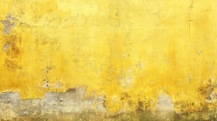 Fototapeta premium Soft Yellow Gradient Wall Background with Subtle Texture and Detail