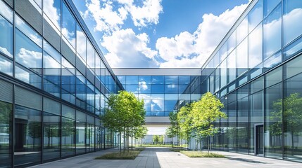 Modern Workspace Setup with Laptop, Notebook, and Pen on Desk