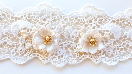 Obraz premium Lace floral detail