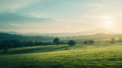 Serene landscape representing the importance of longterm financial planning and retirement planning in achieving financial stability and peace of mind
