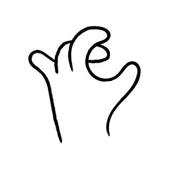 hand pose doodle