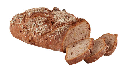 Chocolate Bread Cereal cut out isolated transparent background