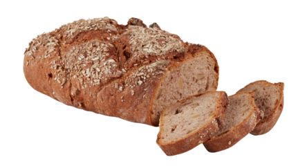 Chocolate Bread Cereal cut out isolated transparent background