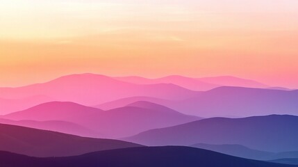 Fototapeta premium Subtle Smooth Gradient Sunset Background for Calm Atmosphere