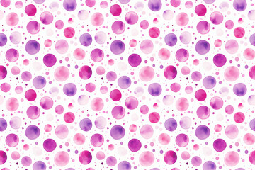 watercolor purple and pink polka dots pattern wallpaper