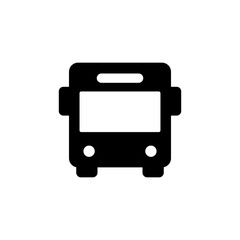 Bus icon logo design. bus sign and symbol