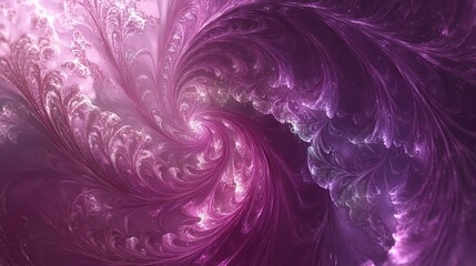 Obraz premium Mesmerizing Abstract Purple Swirls with Intricate Patterns