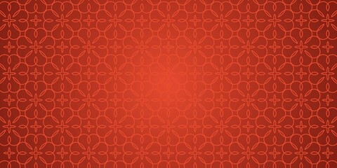 Vector red Chinese pattern oriental background for Chinese new year celebration