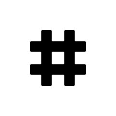 Obraz premium Hashtag icon logo design. hashtag sign and symbol