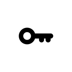 Key icon logo design. Key sign and symbol.