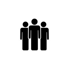 people icon logo design. person sign and symbol. User Icon vector