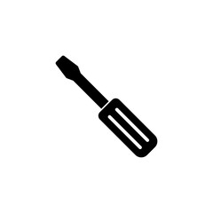 Screwdriver icon logo design. tools sign and symbol