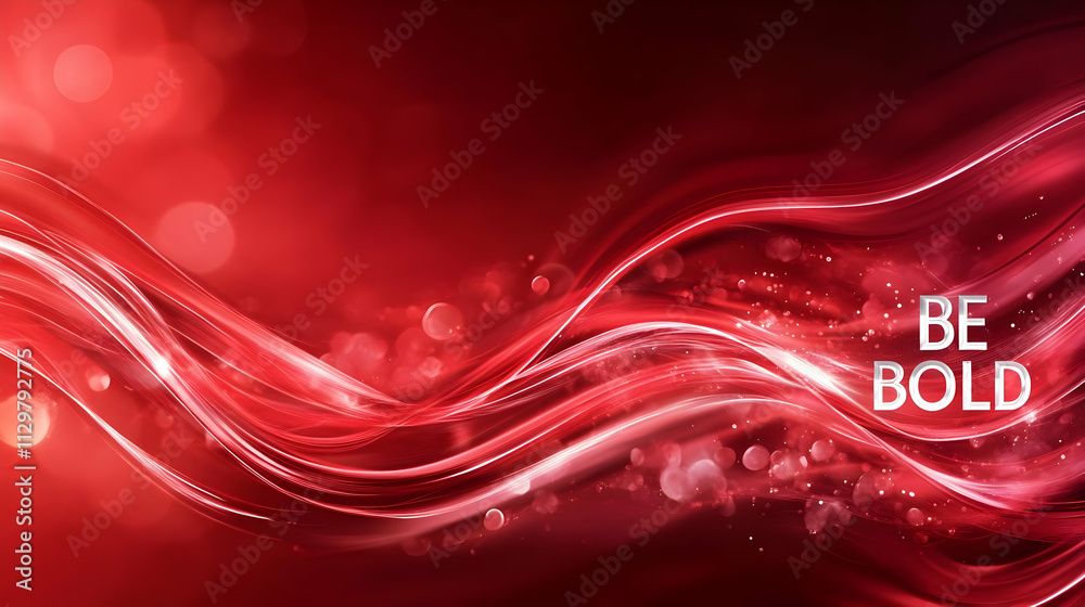 Canvas Prints abstract red waves with soft light effects inspire energy and creativity. perfect for backgrounds an
