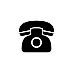 Telephone icon logo design. phone sign and symbol