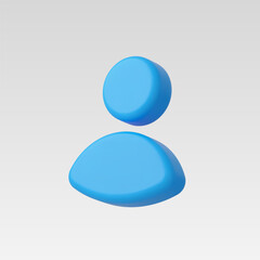 3d Realistic Person or People icon vector illustration