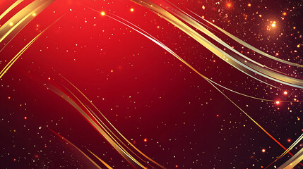 Obraz premium Abstract Background of Glittering gold Particles,Christmas and Celebration events background, Chinese new year background 