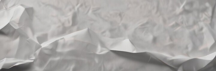 A single sheet of paper with a few subtle wrinkles, geometry, crease