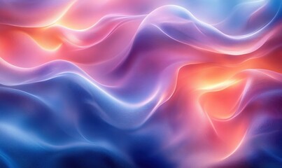 Obraz premium Futuristic Abstract Design with Spiraling Blue and Purple Shapes