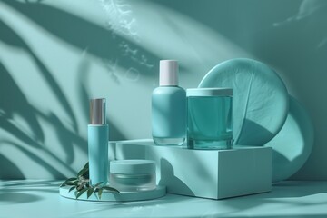 Aqua-Inspired Beauty Product Display
