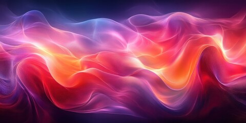 Obraz premium Iridescent Abstract Glass Shape 3D Render Minimalist Design Smooth Swirling Patterns