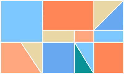 Pastel Geometric Abstract Background with Soft Tones. For Design Template