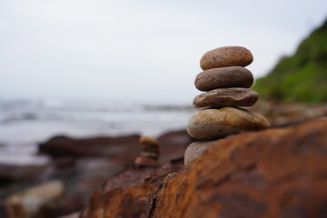 Rock stack northern beaches of sydney