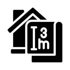 blueprint glyph icon