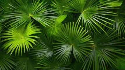 Obraz premium Palm leaves background