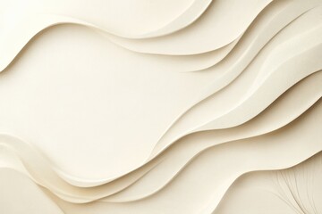 Elegant White Fabric with Flowing Folds