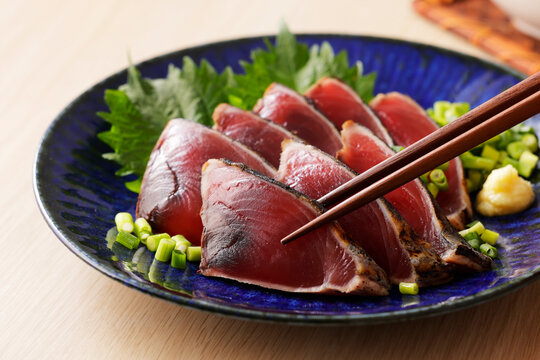 鰹のたたき　Seared Bonito
