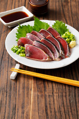 鰹のたたき　Seared Bonito