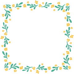 Flowers frame 