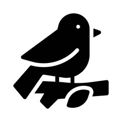 bird glyph icon