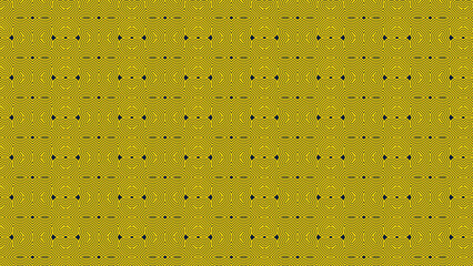 Curved Triangle with Diamond Shape Pattern and Yellow Color