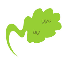 Green toxic clouds Bad smell