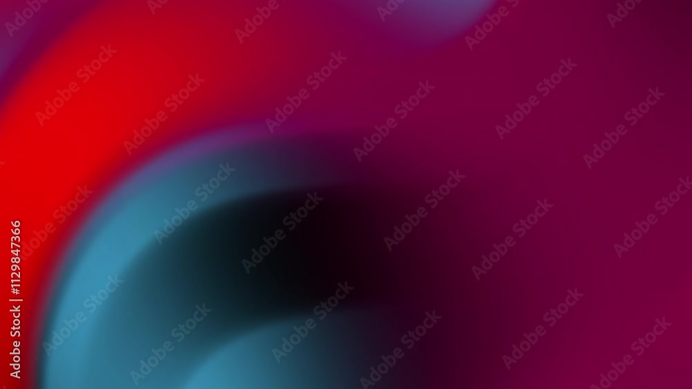 Wall mural abstract swirl background with blue and red gradient.