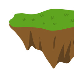 Ravine cliff vector