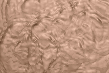 Waves and ripples on water close-up. Color of the year 2025.