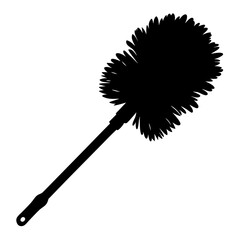 FORIDE 4Pc Fashion Turkey Duster with Black Plastic Handle Cleaning Tool(Black)35cm