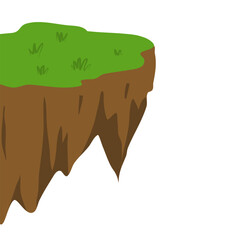 Ravine cliff vector