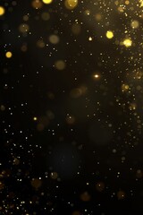 Festive celebration holiday christmas, new year, new year's eve background banner template - Abstract glitter bokeh lights texture . dark black golden de-focused. MZ 